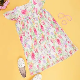 Pantaloons Junior Multicolor Printed Dress image 1