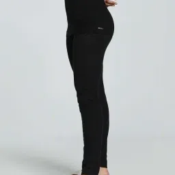 Puma Black Cotton Skinny Thermal Pants image 3