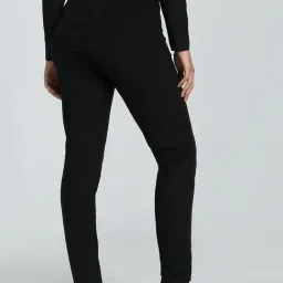 Puma Black Cotton Skinny Thermal Pants image 2