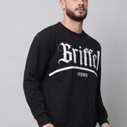 GRIFFEL Black Round Neck Sweatshirt image 3
