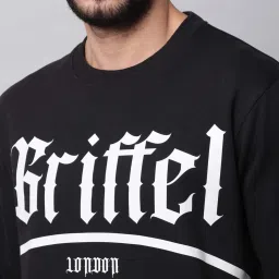 GRIFFEL Black Round Neck Sweatshirt image 4
