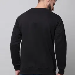 GRIFFEL Black Round Neck Sweatshirt image 2