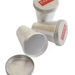 HAZEL Silver Aluminium Kulfi Moulds with Lid - Set of 10 image 2