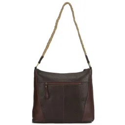 Woodland Brown Printed Medium Shoulder Bag image 3