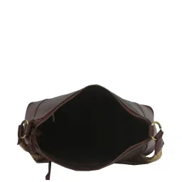 Woodland Brown Printed Medium Shoulder Bag image 4