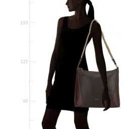 Woodland Brown Printed Medium Shoulder Bag image 2