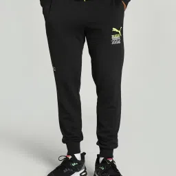 Puma Classics Jet Black Regular Fit Joggers image 1