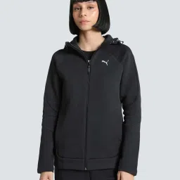 Puma Black Regular Fit Hoodie image 1