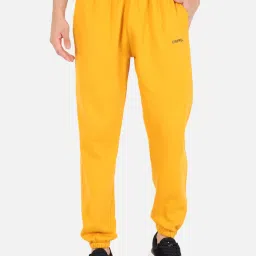 GRIFFEL Mustard Regular Fit Joggers image 1
