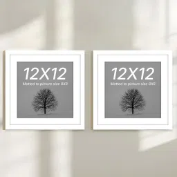 art street Synthetic Document Wall Photo Frame, Set Of 2 Big Frames For Wall Artwork, Certificates, Home Decor image 1