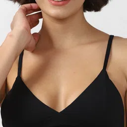Forever 21 Black Medium Coverage Sports Bra image 5