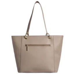 Lino Perros Beige Textured Medium Tote Handbag image 3