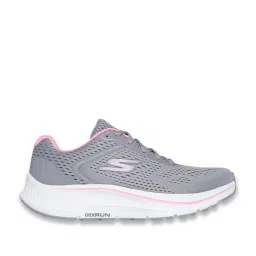 Skechers Women's GO RUN CONSISTENT 2.0 Grey & Pink Running Shoes image 1