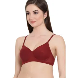 Clovia Maroon Non-Wired Padded T-Shirt Bra image 3