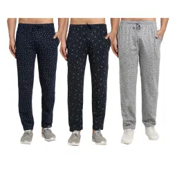 Vimal Jonney Multicolor Cotton Mid Rise Trackpants (Pack of 3) image 1