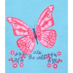 Ed-a-Mamma Kids Blue Printed Sweatshirt image 3