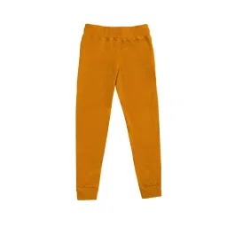 Chimprala Kids Mustard Solid Joggers image 2