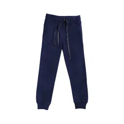 Chimprala Kids Navy Solid Joggers image 1