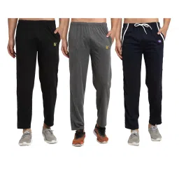 Vimal Jonney Multicolor Cotton Mid Rise Trackpants (Pack of 3) image 1