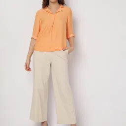 Vero Moda Orange Regular Fit Top image 4