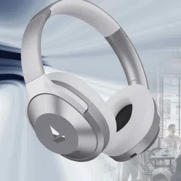 boAt Nirvanaa 751ANC T Headset with Hybrid Active Noise Cancellation & 65H Playback(Sterling Silver) image 5