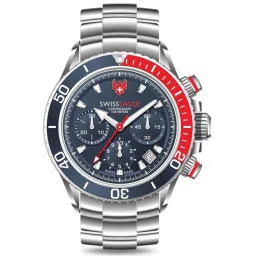 Swiss Eagle SE-9080B-SS-02-SM Analog Watch for Men image 1