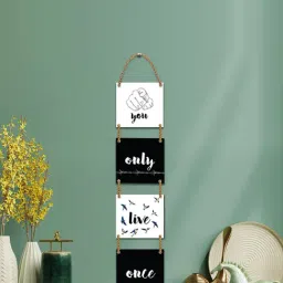 Romee White Wood Printed Wall Decor-image-96