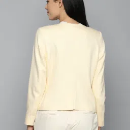 Allen Solly Beige Regular Fit Blazer image 2