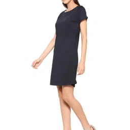 Solly by Allen Solly Navy Regular Fit Above Knee Dress image 3