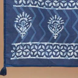 Melange By Lifestyle Indigo Cotton Printed Dupatta image 3