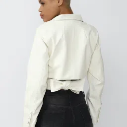 Forever 21 White Tailored Jacket image 2