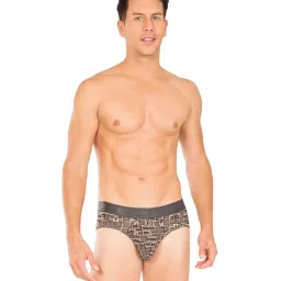 Jockey IC29 Grey Microfiber Elastane Stretch Briefs with Moisture Move Treatment (Prints May Vary) image 5