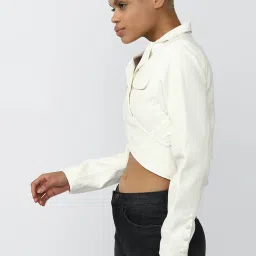 Forever 21 White Tailored Jacket image 3