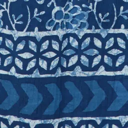 Melange By Lifestyle Indigo Cotton Printed Dupatta image 4