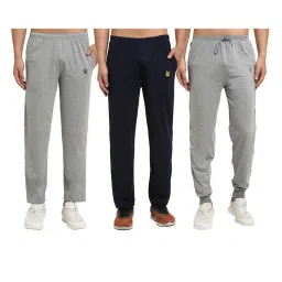 Vimal Jonney Multicolor Cotton Mid Rise Trackpants (Pack of 3) image 1