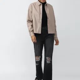 Forever 21 Light Brown Shirt image 4
