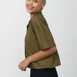 Forever 21 Green Shirt image 3