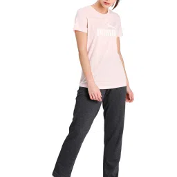 Puma Dark Grey Regular Fit Trackpants image 4