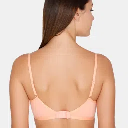 Zivame Peach Non Wired Non Padded T-Shirt Bra image 2
