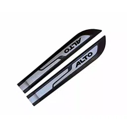 Auto Pearl Car Door Side Beading Moulding Black & Silver Compatible For Maruti Suzuki Alto All Models (Set of 4 Pcs) image 3