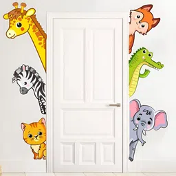 My Kids Wall 6Pcs Black & Yellow UV Printed Wall Sticker Decals and Stickers-picture-34