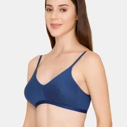 Zivame Blue Non Wired Non Padded T-Shirt Bra image 3