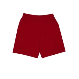 Chimprala Kids Red Solid Shorts image 2