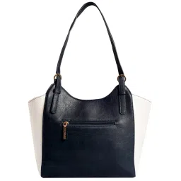 Lino Perros Navy & White Textured Medium Handbag image 3