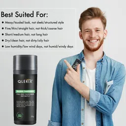 QLERIX Set Of 2 Thick Hair Building Fibers - 25 g Each image 3