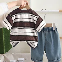 INCLUD Boys Printed T-shirt with Shorts image 3