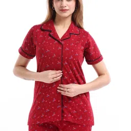 E-MAX Women Printed Night suit image 5