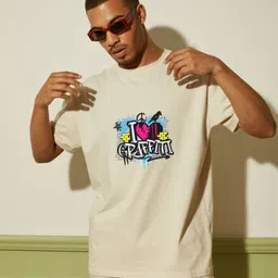 GRACE & JACK Men Typography Printed Round Neck T-shirt-picture-41