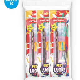 Nataraj Best of Luck Stationary Kit - Pack of 10-image-17