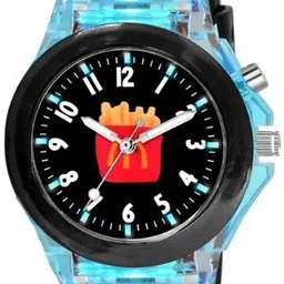 PAPIO Kids Printed Dial & Silicon Straps Analogue Watch KD-024 BLACK FRIES image 3